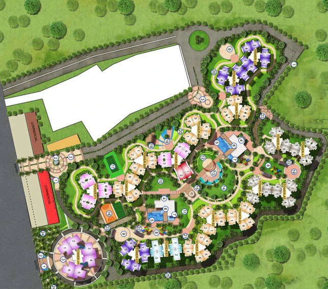 Master Plan of Supertech The Romano in Sector 118, Noida - Image 50763