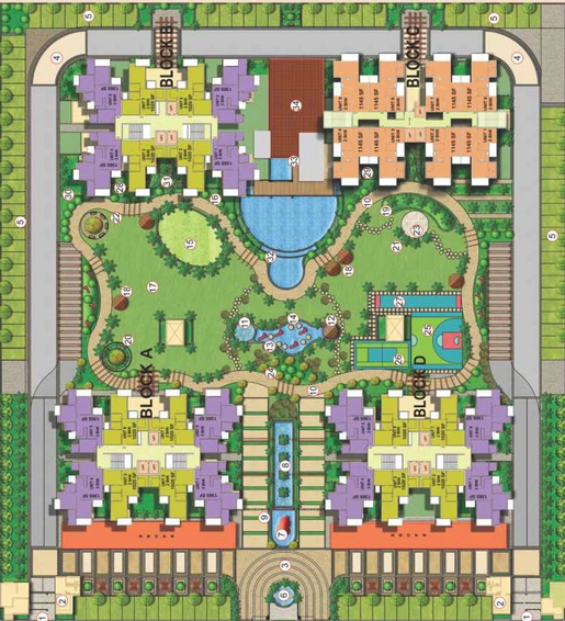 Master Plan of Emenox La Solara in Sector 16 B, Greater Noida - Image 92604