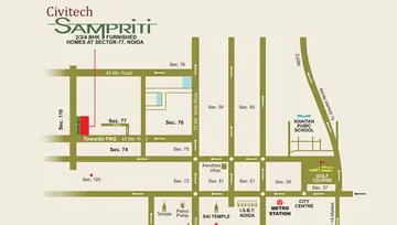 Location of Civitech Sampriti - Image 88207