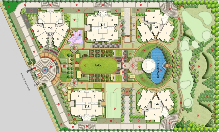 Master Plan of ACE Golfshire in Sector 150, Noida - Image 50971