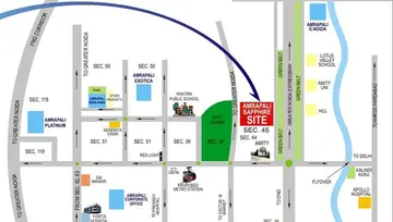 Location of Amrapali Sapphire - Image 50981
