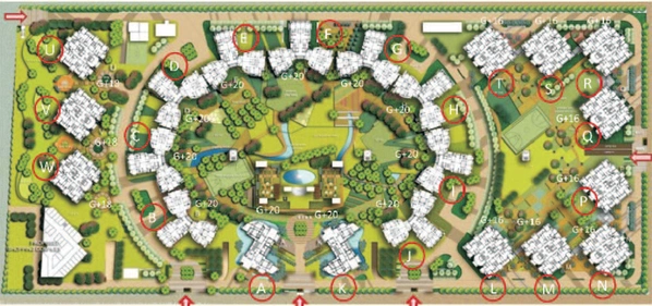 Master Plan of Logix Blossom Greens in Sector 143, Noida - Image 51075