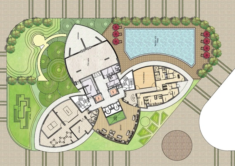 Master Plan of Jaypee Tiara Tower in Sector 128, Noida - Image 51179