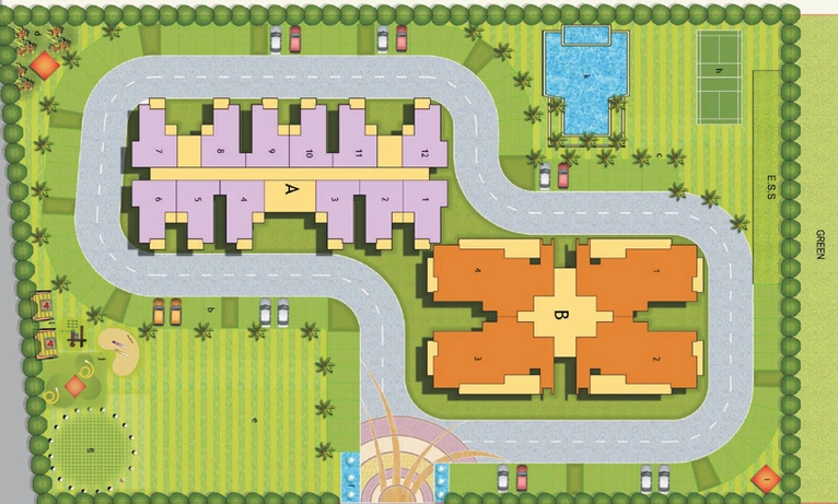Master Plan of Maxblis Grand Wellington in Sector 75, Noida - Image 1748