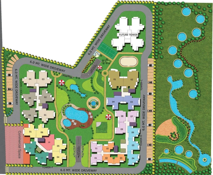Master Plan of Indosam 75 in Sector 75, Noida - Image 1754