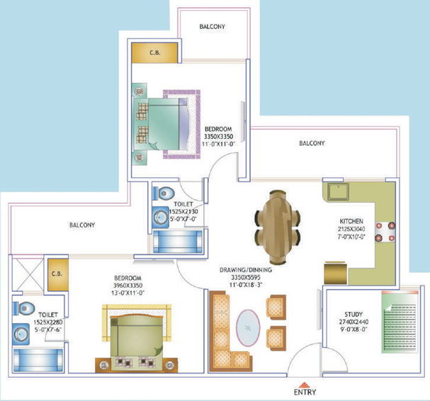 2 BHK Flat in Maxblis White House in Sector 75, Noida - Image 274823