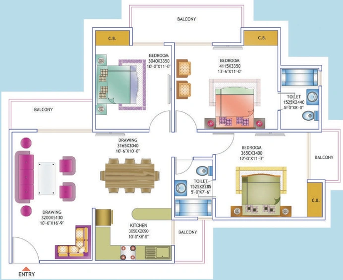 3 BHK Flat in Maxblis White House in Sector 75, Noida - Image 274824
