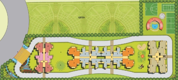 Master Plan of Maxblis White House in Sector 75, Noida - Image 1760