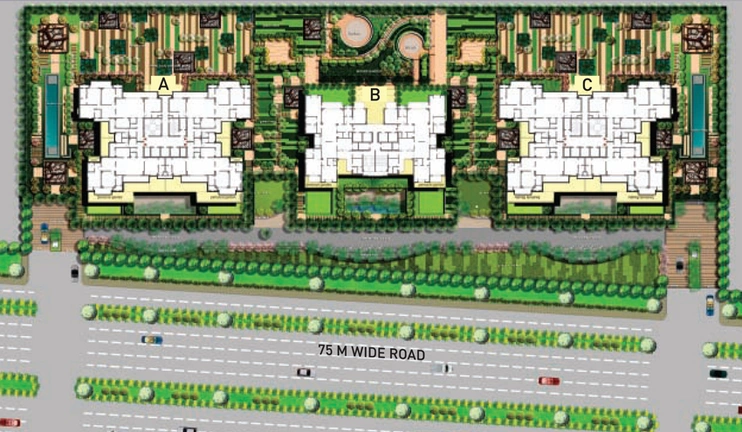 Master Plan of Saha Amadeus in Sector 143, Noida - Image 51398