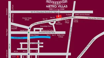 Location of Siddhi Metro Villas - Image 1708