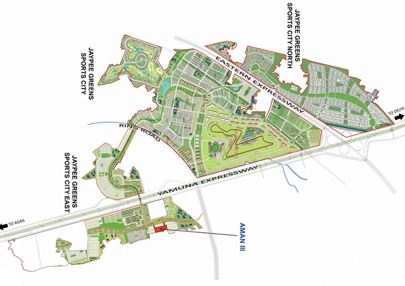 Master Plan of Jaypee Aman 3 in Sector 121, Noida - Image 93652