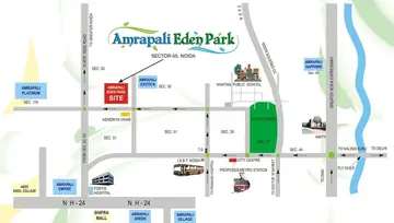 Location of Amrapali Eden Park - Image 94160