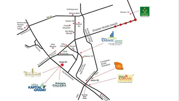 Location of Sikka Kaamna Greens - Image 57083