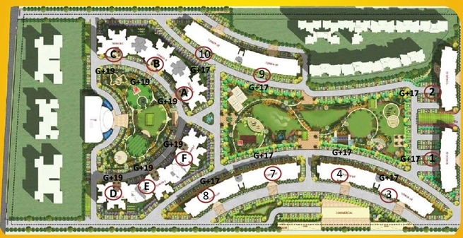 Master Plan of Logix Blossom Zest in Sector 143, Noida - Image 51638