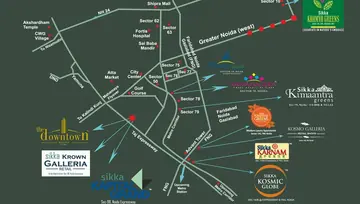 Location of Sikka Kimaantra Greens - Image 57455