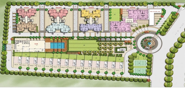 Master Plan of Sikka Kimaantra Greens in Sector 79, Noida - Image 57456