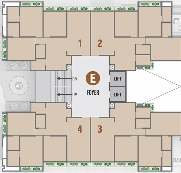 Floor Plan of Ashapura Samanvay Scintilla in Bopal, Ahmedabad - Image 122056