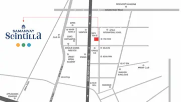 Location of Ashapura Samanvay Scintilla - Image 122055