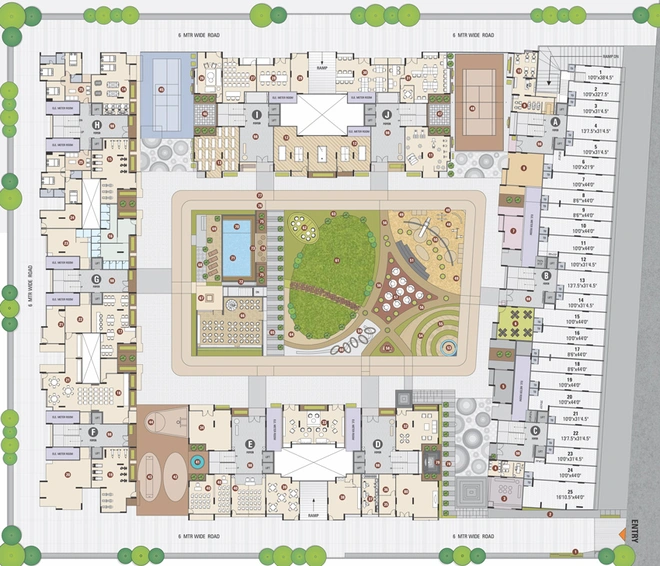 Master Plan of Ashapura Samanvay Scintilla in Bopal, Ahmedabad - Image 122057