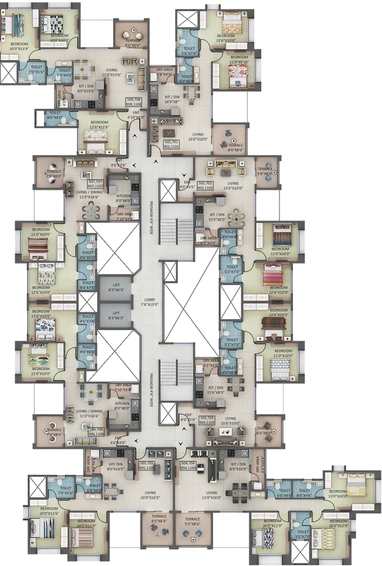 Master Plan of Jhala Mahalunge Riviera in Hinjewadi, Pune - Image 56898