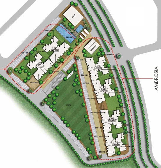 Master Plan of Unitech Uniworld Gardens in Sector 117, Noida - Image 51686