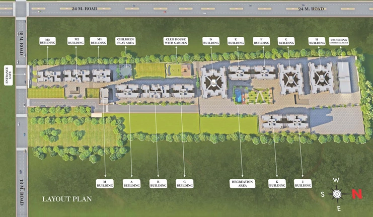 Master Plan of Bhalchandra Vihar in Ravet, Pune - Image 17079