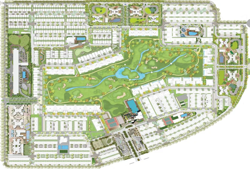 Master Plan of Godrej Crest Villas - Golf Links in Sector 27, Greater Noida - Image 1824