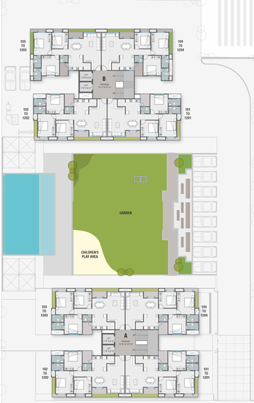 Master Plan of Avadh Sky in Sevasi, Vadodara - Image 43975