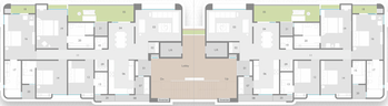 Floor Plan of Nilamber Bellissimo 4 in Bhayli Road, Vadodara - Image 1841