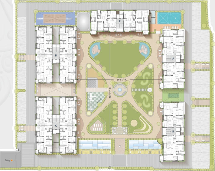 Master Plan of Samanvay Satgunam in Alkapuri, Vadodara - Image 44058