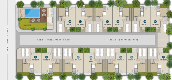 Master Plan of Madhuvan Saket in Harni, Vadodara - Image 44198