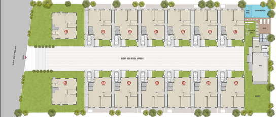 Master Plan of Madhuvan Signature Villa in Harni, Vadodara - Image 44220