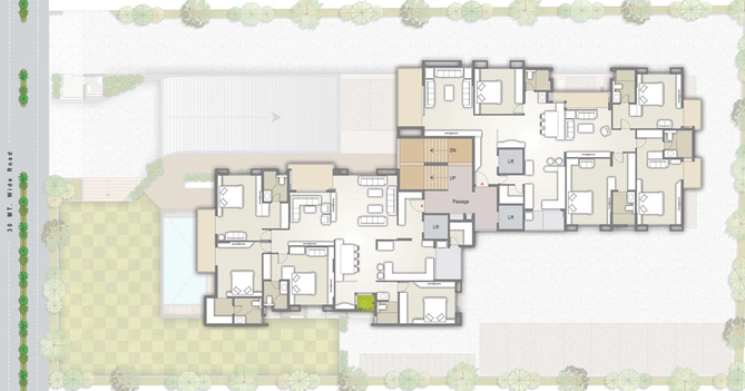 Master Plan of Madhuvan The Landmark in Harni, Vadodara - Image 121137