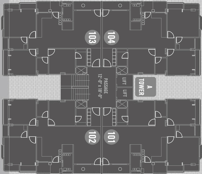 Floor Plan of Madhuvan The Signature in Harni, Vadodara - Image 44370