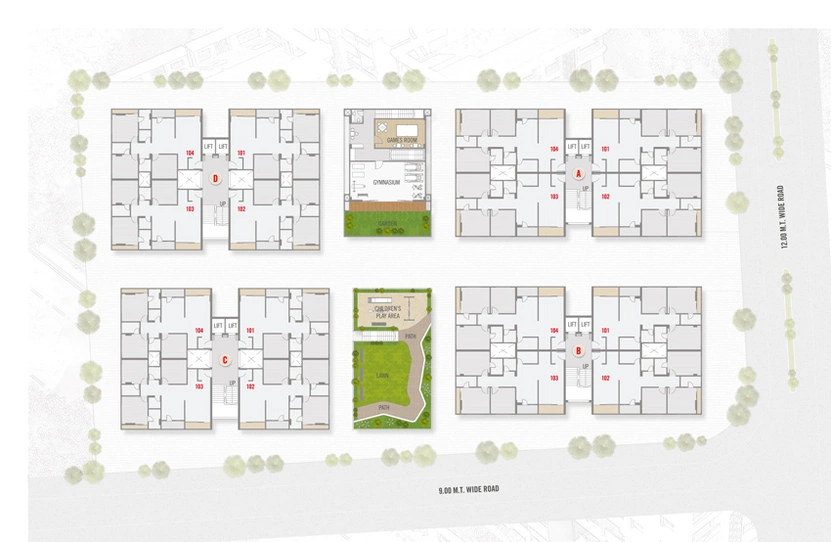 Master Plan of Madhuvan The Status in Harni, Vadodara - Image 44416