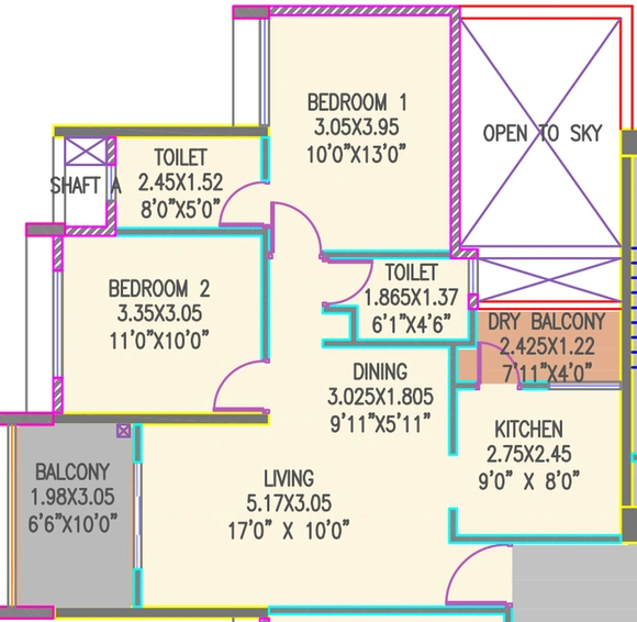 2 BHK Flat in Ganga Acropolis in Baner, Pune - Image 435248