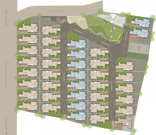 Master Plan of Darshanam Celestial in Bhayli Road, Vadodara - Image 103793