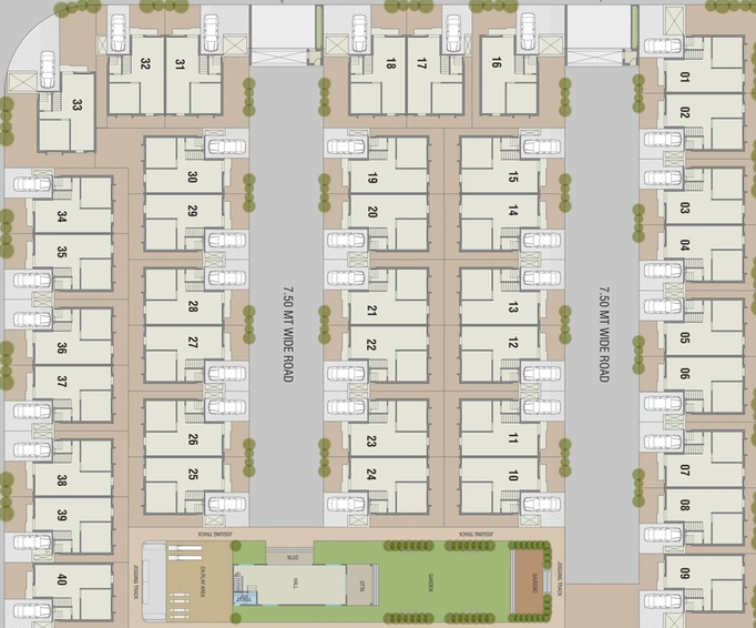 Master Plan of Darshanam Pride in Tarsali, Vadodara - Image 112887