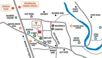 Location of Vasundhara Pride - Image 17649