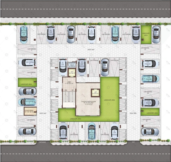 Master Plan of Studio Guru Kripa Aaradhana in Mansarovar, Jaipur - Image 7382