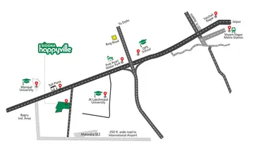 Location of Siddha Happyville - Image 3697