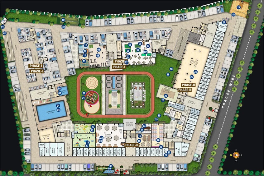 Master Plan of Vardhman Kings Court Phase 2 in Vaishali Nagar, Jaipur - Image 80226