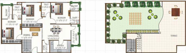 4 BHK Penthouse in SNG Krishnangan in Bani Park, Jaipur - Image 280033