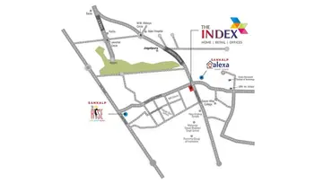 Location of Sankalp The Index - Image 101014