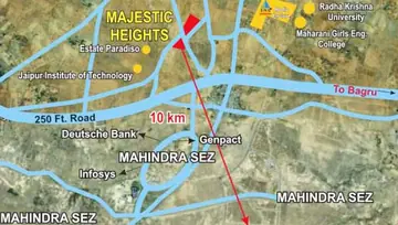 Location of SNG Majestic Heights - Image 1887