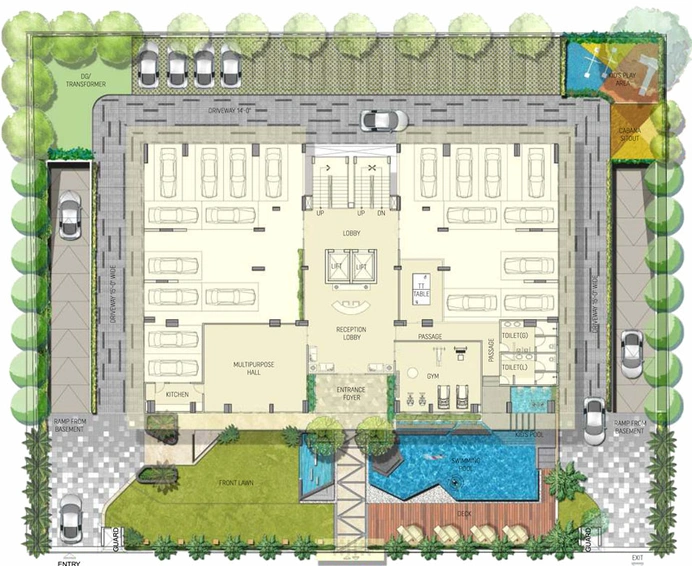 Master Plan of Nature Homes Amaltas in Jagatpura, Jaipur - Image 101008