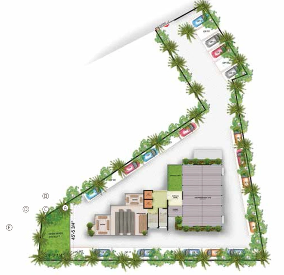 Master Plan of Platinum Glory in Baner, Pune - Image 17599
