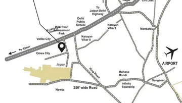 Location of Samanvay The Amelias - Image 52042