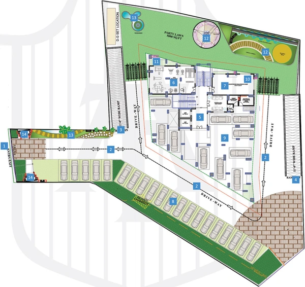 Master Plan of Chordias The Aristo in Mansarovar, Jaipur - Image 86995