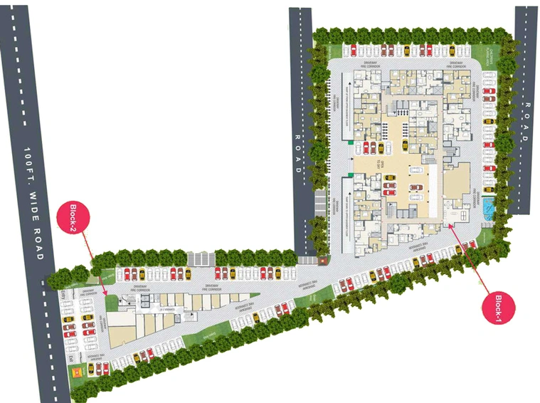 Master Plan of SNG Dusad Garden in Sanganer, Jaipur - Image 1902
